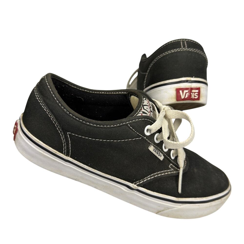 Vans Low Classic Black Sneakers Women’s 9 Skateboard Shoes